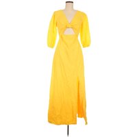 Hutch Casual Dress: Yellow Dresses - Used - Size