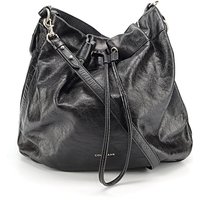 Cole Haan Leather Bucket Bag: Black Bags