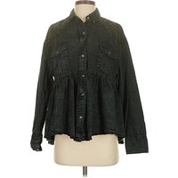 We the Free Denim Jacket: Green Jackets & Outerwear - Size X