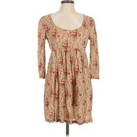 Denim & Supply Ralph Lauren Casual Dress: Tan Paisley Pattern Dresses - Used