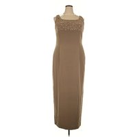 Jovani Cocktail Dress: Brown Dresses - Size