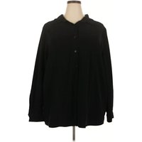 August Max Woman Coat: Black Jackets & Outerwear - Size X