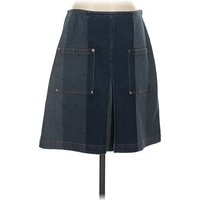 W by Worth Denim Skirt: Blue Bottoms - Size