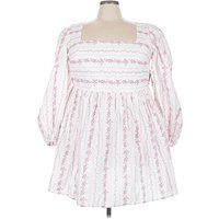 ELOQUII Casual Dress: White Dresses - New - Size Plus
