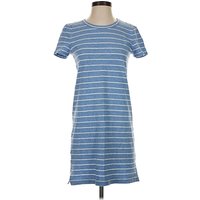 Lou & Grey Casual Dress - Shift: Blue Dresses - Used