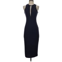 Derek Lam Crosby Cocktail Dress - Bodycon: Blue Dresses - Used - Size X