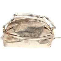 Sandro Leather Crossbody Bag: Gold Bags