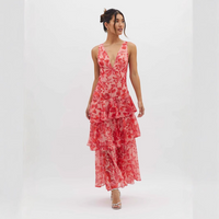 Sexy Halter Neck Chiffon Dress - Summer Bodycon Dress With Ruffled Hem, Elegant Sleeveless Dress For Women