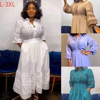 Vintage-Inspired Lace Trim Blouse & Flared Skirt Set Romantic Puff Sleeve Dress Outfit Polyester Blend, Geometric Embroidery, Plus Size Inclusive