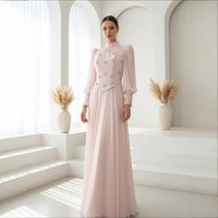 ​​Women's Elegant Rhinestone-Embellished Maxi Dress Flowy, Sleeve, Round Neck -, Red & White​​