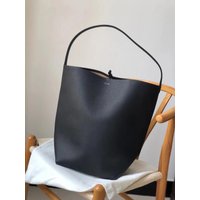 The NS Park Cowhide Single Shoulder Bag Handbag Row Bucket Tote Lcu