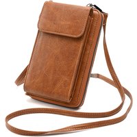 Cell Phone Bag Women's Purse Single Shoulder Crossbody Bag Multi-function Phone Bag