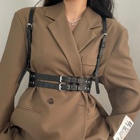 Punk Haruku Suspender Belt For Women, Camisole Belt, Functional Style Outer Wear, Waist Vest Suspenders
