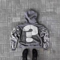 ​​YK Streetwear Hoodie D Digital Print Oversized Sweater