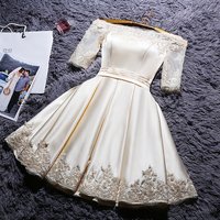 Women's Clothing New Spring Red Bride Wedding Toast Dress Slim Wedding Dinner