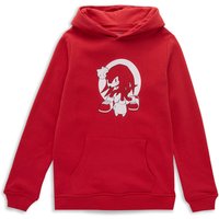 Sonic The Hedgehog Knuckles Pose Kids' Hoodie - Red - -