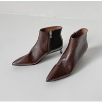 CHIKO Costa Pointy Toe Kitten Heels Ankle Boots