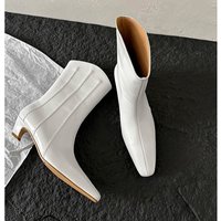 CHIKO Corcoran Pointy Toe Kitten Heels Ankle Boots