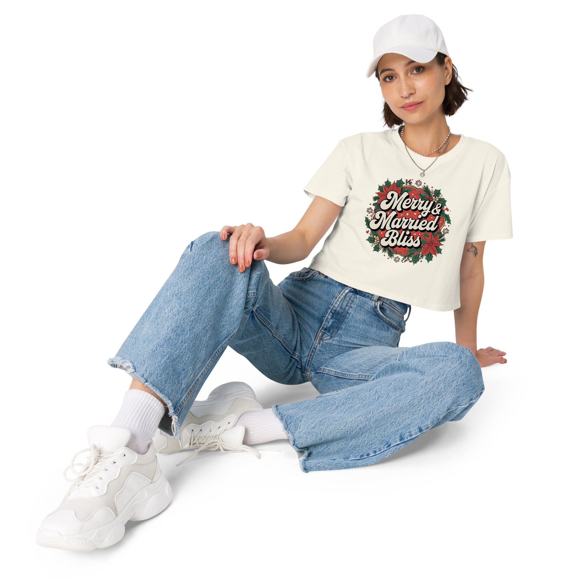 Merry & Married Bliss - Women’s Crop Top