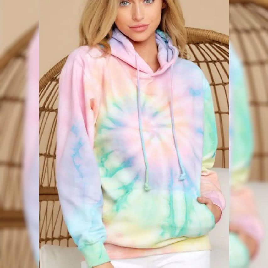 Women's Hoodie Pullover Tie Dye Hoodies -