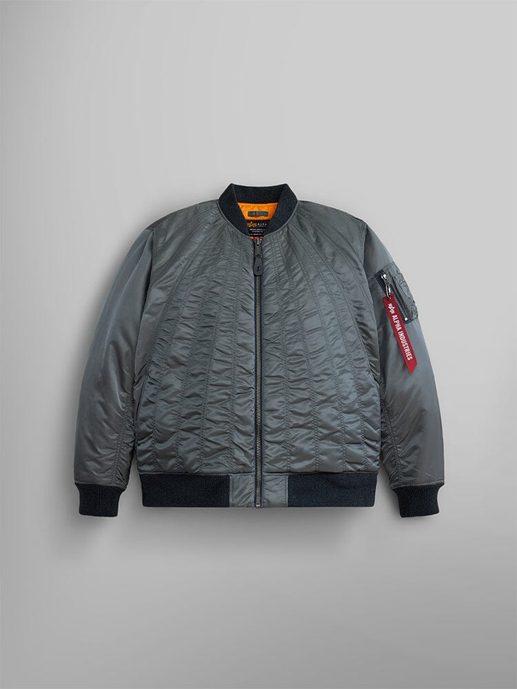 WOMEN'S MA- SHIRRING BOMBER JACKET